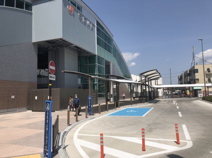 都市型側溝/JR安倍川駅(静岡県静岡市)
